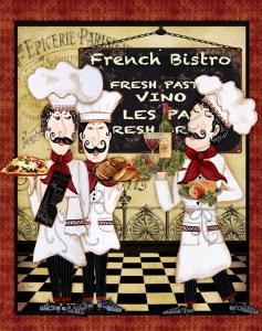 Artist Jean Plout Debuts New Series, French Chefs